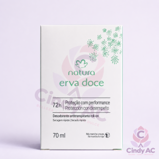 Desodorante roll-on Natura Erva Doce — 70 ml