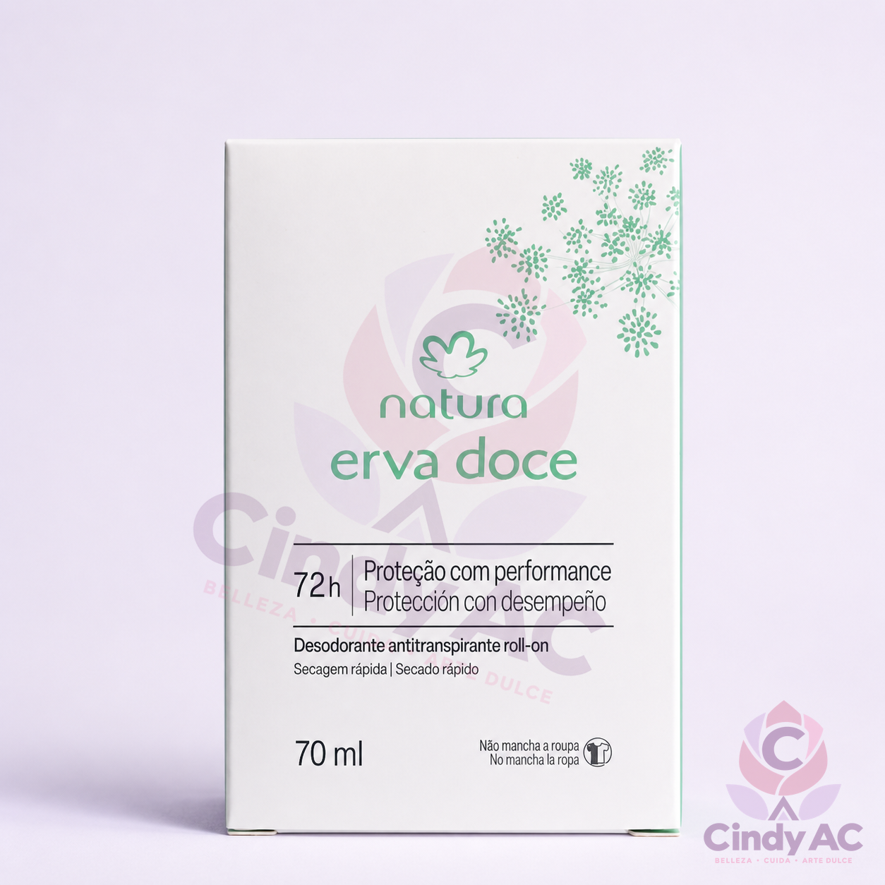 Desodorante roll-on Natura Erva Doce — 70 ml