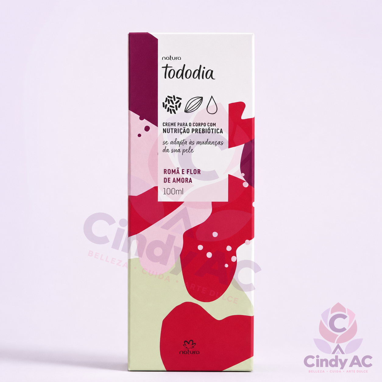 Crema corporal Natura Tododia Granada y Flor de Mora — 100 ml