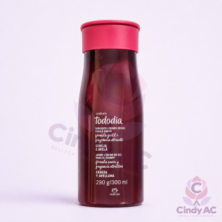 Jabón líquido en gel Natura Tododia Cereza y Avellana — 300 ml