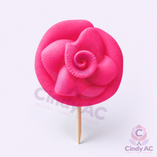 Rosa Cecilia artesanal de autor — Fucsia